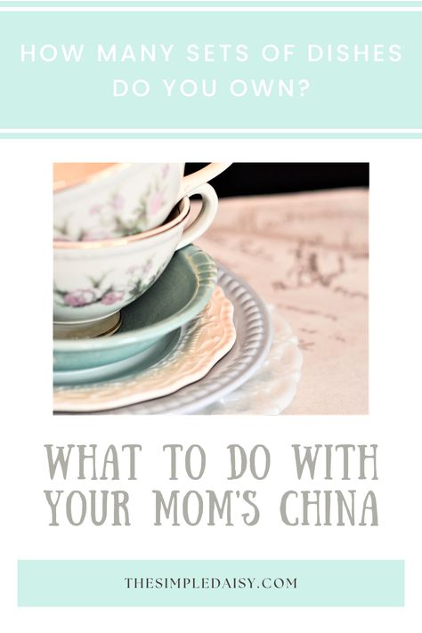 Unique Ways To Display China, Ways To Display China Dishes, What To Do With Grandmas China, Using China Everyday, Repurpose Fine China, Storing China Dishes Ideas, What To Do With Old China Dishes Ideas, What To Do With China Dishes, How To Store China Dishes