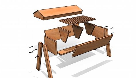 How to Build a Simple Top Bar Hive - these are excellent easy instructions ........ Building A Beehive, Top Bar Bee Hive, Top Bar Hive, Bee Hive Plans, Backyard Bee, Raising Bees, Backyard Beekeeping, Bee House, Bee Boxes