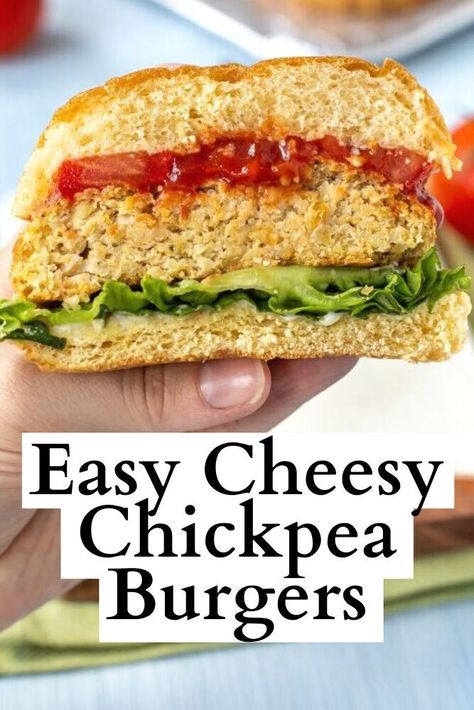 easy chickpea burger recipe Chickpea Burgers, Chickpea Burger Recipe, Veggie Burger Recipe Easy, Vegan Chickpea Burger, Vegetarian Burger Recipe, Homemade Veggie Burgers, Bread Crumbs Recipe, Easy Burger Recipe, Chickpea Burger