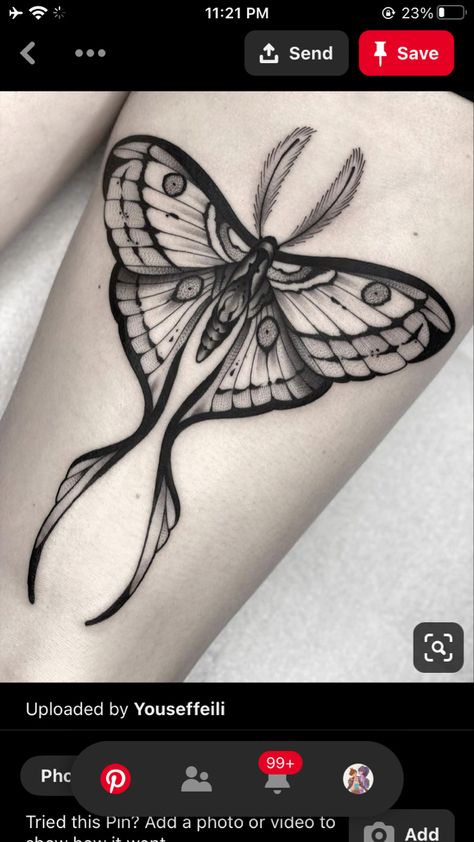 Lunar Moth Tattoo, Luna Moth Tattoo, Moth Tattoo Design, Medusa Tattoo Design, American Traditional Tattoo Ideas, Traditional Tattoo Ideas, Magic Runes, Armband Tattoos, Tattoo Shading