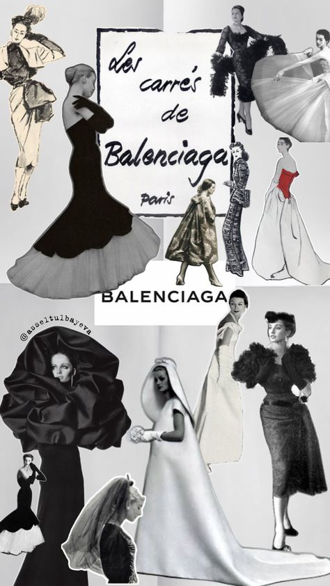 Christobal Balenciaga history, vintage, original. #balenciaga #vintage #fashion #aesthetic Balenciaga Aesthetic Vintage, Vintage Fashion Aesthetic, Balenciaga Aesthetic, Balenciaga Style, Fashion Aesthetic, Aesthetic Vintage, Balenciaga, Vintage Fashion, Collage