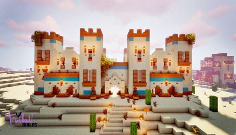 Egyptian Minecraft, City Tutorial, City In Minecraft, Minecraft Temple, Minecraft Beach House, Egyptian City, Minecraft Kingdom, Minecraft Banner Designs, Diy Minecraft