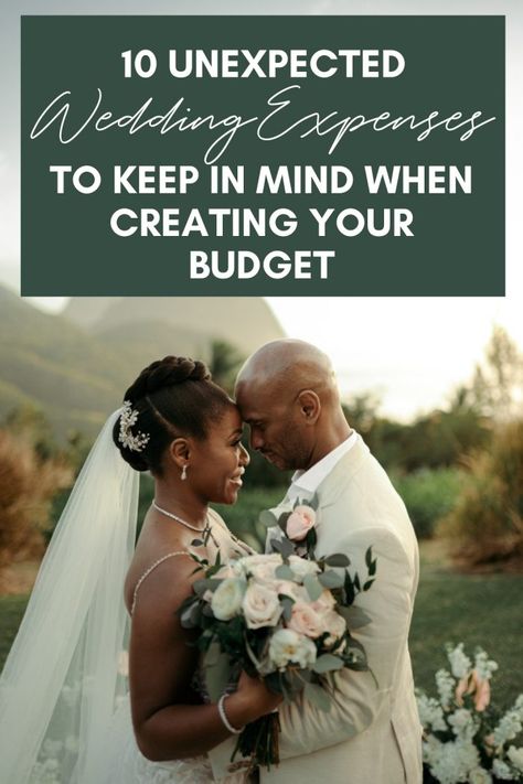 10 Unexpected Wedding Expenses to Keep in Mind When Creating Your Budget | Junebug Weddings Wedding Reception On A Budget, Wedding Planning Tools, Wedding Expenses, July Wedding, Planning Tools, Marriage License, Wedding Fun, Ceremony Programs, Wedding Costs