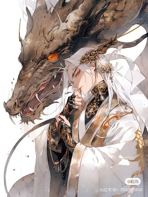 Japon Illustration, Aesthetic Inspiration, Cool Anime Guys, 판타지 아트, 영감을 주는 캐릭터, A Dragon, Beautiful Fantasy Art, Boy Art, Handsome Anime Guys