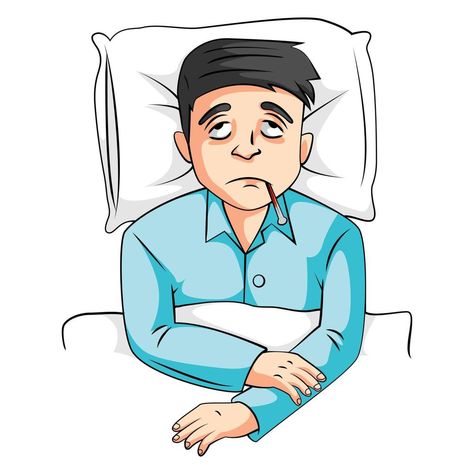 Sick Cartoon Man Illustration Sick Clipart, Sick Cartoon, Sick Illustration, Man Illustration, English Activities, Cartoon Man, Character Poses, English Vocabulary, Vocabulary