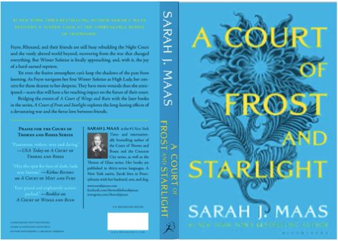 A Court Of Frost And Starlight Book Cover, A Court Of Starlight And Frost, A Court Of Frost And Starlight Cover, A Court Of Mist And Fury Book Cover, Acotar Mini Book Cover, Mini Book Covers Printable Acotar, A Court Of Thorns And Roses Book Cover, Full Book Cover Printable, A Court Of Frost And Starlight