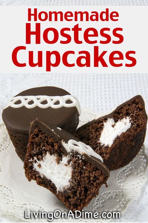 Cupcake Fillings, Cupcake Filling Recipes, Cupcake Filling, Cream Filled Cupcakes, Cupcakes Flores, Best Cupcake, Cupcake Cream, Hostess Cupcakes, Cupcakes Filled