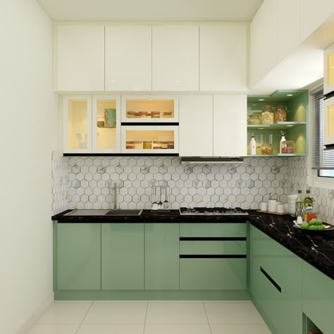 Kitchen Tails, Indian Modular Kitchen Design, Indian Modular Kitchen, Small Kitchen Modular Design, Mkbhd Wallpapers, Puja Unit, Kitchen Unit Designs, Kitchen Wardrobe Design, Blue Kitchen Designs