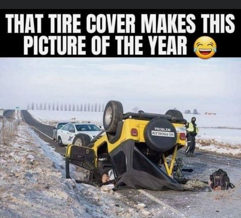 Jeep Humor, Car Jokes, Best Puns, Car Memes, Manama, Jeep Stuff, Tire Cover, Funny Videos Clean, Just Funny