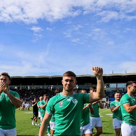 Irish Rugby on Instagram: "What a welcome from 12,000 people in Tours! 🙌 #TeamOfUs #IrishRugby" Jack Crowley Rugby, Irish Rugby Team, Rees Zammit, Rugby Funny, Irish Rugby, Rugby Boys, Binding 13, Ireland Rugby, Dream Husband