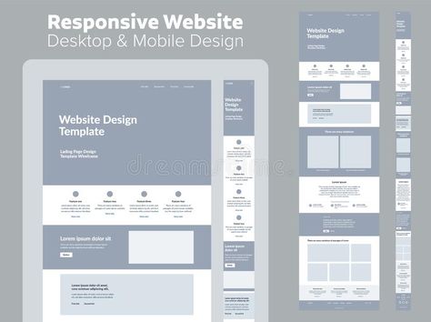 Web Design Header, Home Page Design Website, Responsive Web Design Wireframe, Landing Page Wireframe, Mobile Wireframe, Ux Wireframe, Login Page Design, Wireframe Website, Mobile Website Design