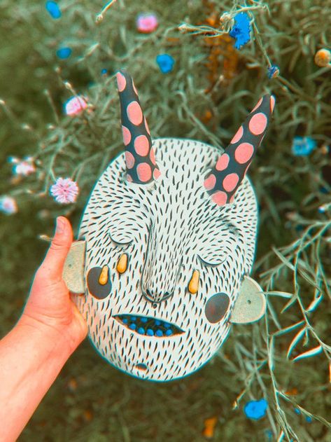 Ceramic Mask, Animal Mask, Colossal Art, Paper Mask, Keramik Design, Masks Art, Arte Inspo, Arte Popular, Clay Masks