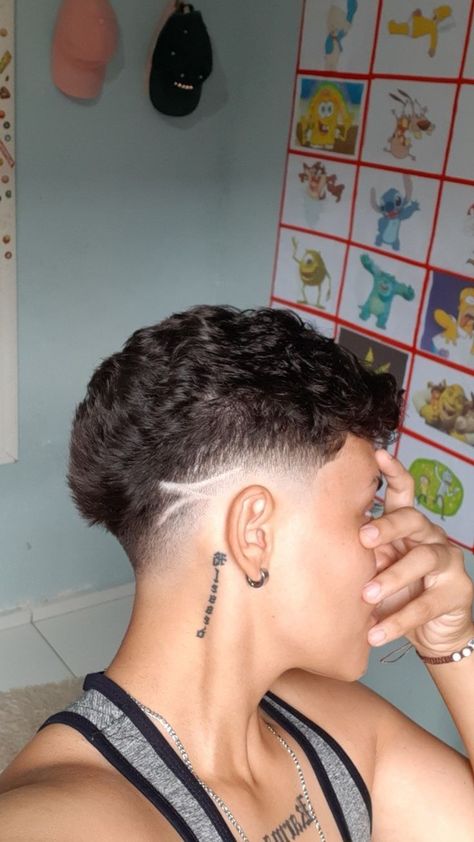 Amazing Haircut Designs for Men (Detailed Gallery) | Simple & Easy Haircut Design Ideas For Men Fade Haircut Designs For Men, Hair Tattoo Men, Fade Haircut With Beard, Haircut Blowout, Fade Haircut Designs, Haircut Designs For Men, Guys With Black Hair, Haircut Names, Short Hair Twist Styles