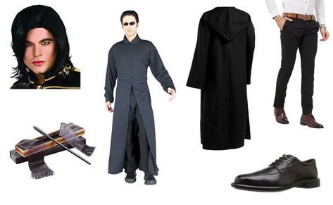 Severus Snape Costume Snape Costume Diy, Severus Snape Costume, Snape Costume, Defense Against The Dark Arts, Professor Snape, Dark Arts, Harry Potter Birthday, Harry Potter Diy, Girls Halloween