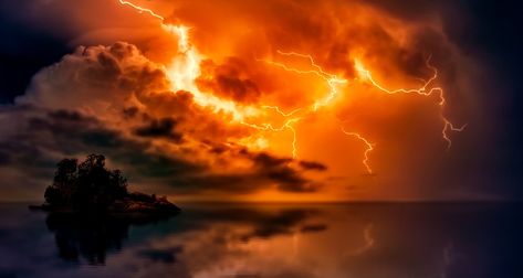 The symbolic meaning of lightning is varied. From fear to good luck, lightning can mean many things. The Celts considered lightning as a sacred sign. To Native Indians, lightning is a symbol of truth. In Chinese myth, lightning is a symbol of fertility. This article explores more about lightning meanings. Listrik Statis, Nature Serenity, Solar Storm, Nature Rain, World Landscape, Landscape Clouds, Seven Nation Army, Spiritual Attack, Rain Sounds