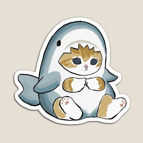 Cat Shark Costume, Cat Shark, Shark Costume, Shark Costumes, Pix Art, Disney Sticker, Scrapbook Stickers Printable, Unique Sticker, Cute Easy Drawings