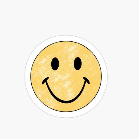 Get my art printed on awesome products. Support me at Redbubble #RBandME: https://www.redbubble.com/i/sticker/Smiley-face-by-FARRAH7/44183894.EJUG5?asc=u Smiley Face Sticker, Sticker Aesthetic, Yellow Smiley Face, Face Stickers, Smiley Face, Art Tutorials, Smiley, Vinyl Decal Stickers, Awesome Products