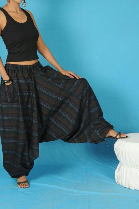 Harem Pants - Album on Imgur | Hippie kleidung damen, Boho style kleider, Haremshose Sarouel Pants, Cotton Harem Pants, Loose Pants, Pants Design, 가을 패션, Cargo Pants, Harem Pants, Boho Fashion, Korean Fashion