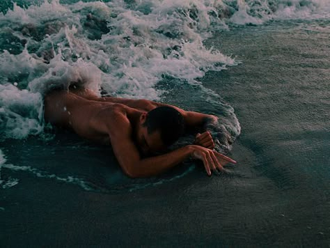 Able to be. | by David Uzochukwu Ragnor Fell, Mermaid Aesthetic, Self Portrait Photography, Creative Portraits, Visual Artist, The Little Mermaid, The Ocean, Photography Inspiration, A Man