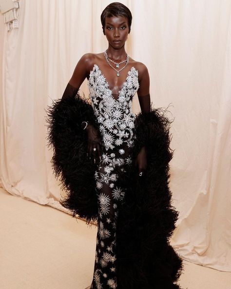 Met Gala 2022’s Instagram photo: “@anokyai at the Met gala 2021 📸 : Getty images” 1870s Dress, Premiere Dress, Anok Yai, Met Gala Outfits, Met Gala Dresses, Gala Outfit, Sequin Maxi Dress, Sequin Maxi, Looks Black