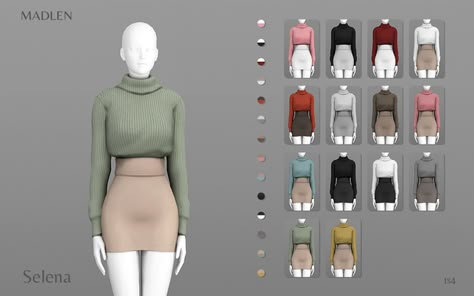 Trendy Sims 4 Cc Clothes, Sims 4 Cc Full Body Outfits, Sims Outfits, Die Sims 4, Sims Baby, Sims 4 Challenges, The Sims 4 Pc, Sims Free Play, Pelo Sims