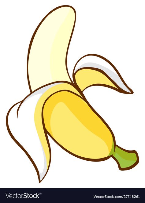 Banana Png, Banana Vector, Banana Drawing, Vegetable Drawing, Cartoon Banana, Yellow Fruit, Kids English, Anime Warrior, Warrior Girl