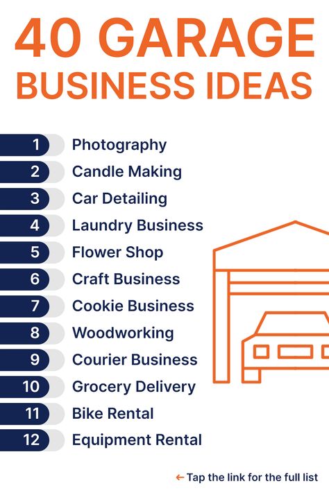 How To Start A Grocery Delivery Business, How To Buy A Car With Your Business, Warehouse Business Ideas, Garage Business Ideas, Small Business Ideas For Men, Rental Business Ideas, Business Llc, Garage Business, Car Selling