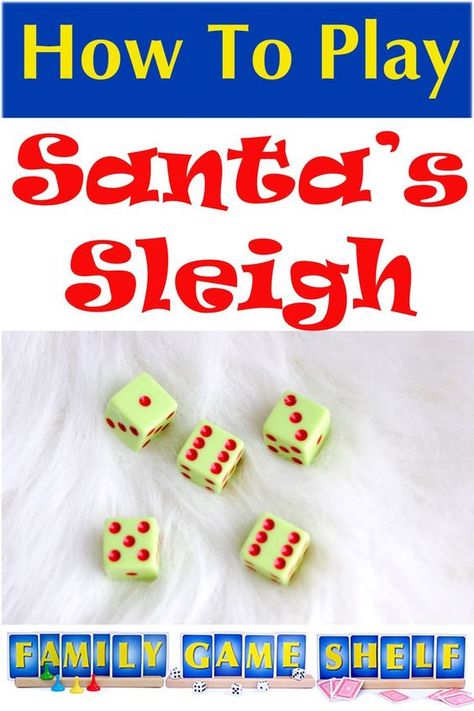 Different Ways To Play Dirty Santa, Dirty Santa Dice Game Rules, Jingle Bell Dice Game, Holiday Dice Game, Dirty Santa Dice Game, Family Dice Games, Christmas Card Games For Family, Games To Play At Christmas With Family, Dirty Santa Game