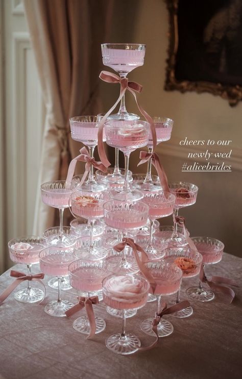 Golden Bridal Shower Theme, Coquette Party Favors, Coquette Centerpieces, She Tied The Knot Bridal Shower Theme, Pink Engagement Party, Coquette Theme, Bridgerton Theme, Idee Babyshower, Bridal Shower Inspo