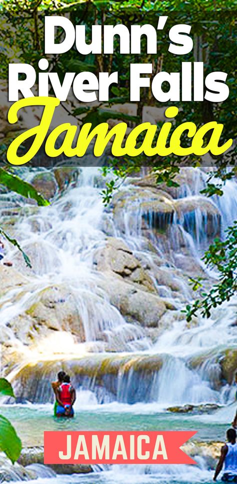 Jamaica's most treasured attraction, Dunn's River Falls, is also the home of one of Ocho Rios' best beaches. If you're planning a trip and looking for some fun things to do in Jamaica, Dunns River Falls will definitely make your Jamaica vacation unforgettable. Dunn’s River Falls Jamaica, Dunns River Falls Jamaica, Jamaica Waterfalls, Dunns River Falls, Things To Do In Jamaica, Vacay Ideas, Vacation 2023, Ocho Rios Jamaica, Visit Jamaica