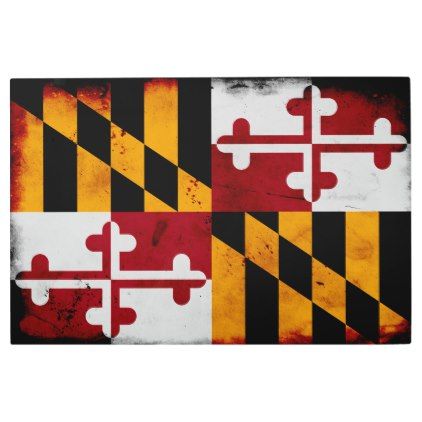 #Posters #Metal #Art - #Grunge Patriotic Maryland State Flag Metal Print Flag Image, Flag Poles, Maryland Flag, Stadium Blankets, Prayer For The Day, Annapolis Maryland, Local Pride, Free Family Tree, State Flags