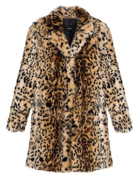 Leopard Faux Fur Coat Faux Turtleneck, Leopard Print Faux Fur Coat, Vintage Faux Fur Coat, Gala Gonzalez, Brown Faux Fur Coat, Pixie Market, 2000s Clothes, Leopard Coat, Leopard Jacket