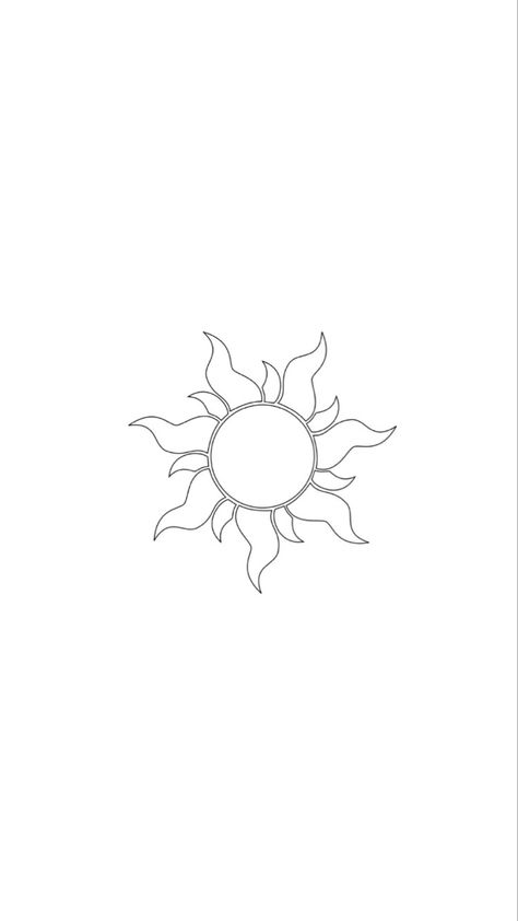 Rupunzle Sun Tattoo, Tangles Sun Tattoo, The Sun Will Shine On Us Again Tattoo, Tangled Sun Drawing, Rapunzel Sun Drawing, Rapunzel Symbol, Tangled Rapunzel Tattoo, Rapunzel Sun Tattoo, Tangled Inspired Tattoo