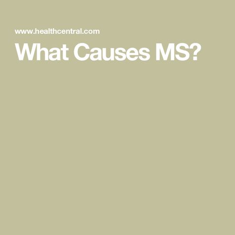 What Causes MS? Ms Diagnosis, Genetic Variation, Weird But True, Vitamin D Deficiency, Childhood Obesity, Neurological Disorders, Neurology, Health Articles, Digestive Health