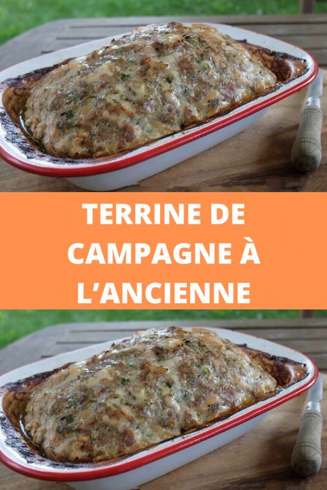 Recette Terrine de campagne à l’ancienne – Recettes du net Rillettes Recipe, Raclette Originale, Food From Different Countries, Vigan, French Cooking, Carne Asada, Cute Desserts, French Food, Meal Planning