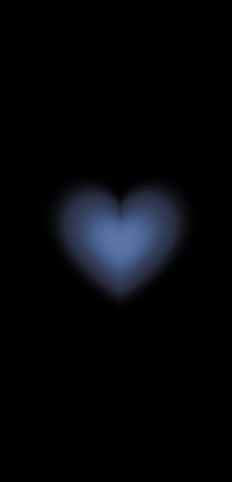 #heart #hearts #blueheart Blurred Hearts Wallpaper, Black And Blue Aura Wallpaper, Black Wallpaper With Heart In The Middle, Real Blue Heart Wallpaper, Dark Blue Iphone Background, Couple Wallpapers For 2 Phones Heart, Blue Blurred Heart Wallpaper, Dark Blue Aesthetic Heart, Aura Love Wallpaper Dark