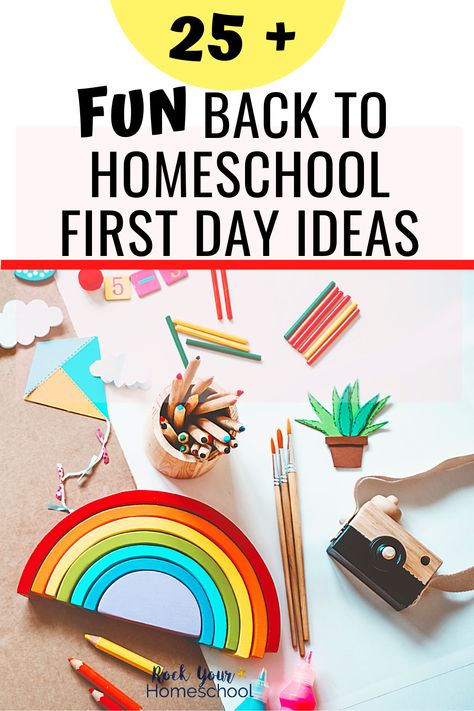 First Day Ideas, Back To Homeschool, Homeschool Supplies, School First Day, Homeschool Crafts, Homeschool Inspiration, School Celebration, Homeschool Schedule, Homeschool Learning