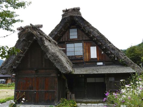 Gassho-zukuri style houses, Shirakawago Ogimachi, Honshu Island, Japan stock photography Gassho Zukuri, Building Japan, Gokayama, Photography Japan, Japan Image, Stock Photography, Photo Image, Stock Photos, Japan