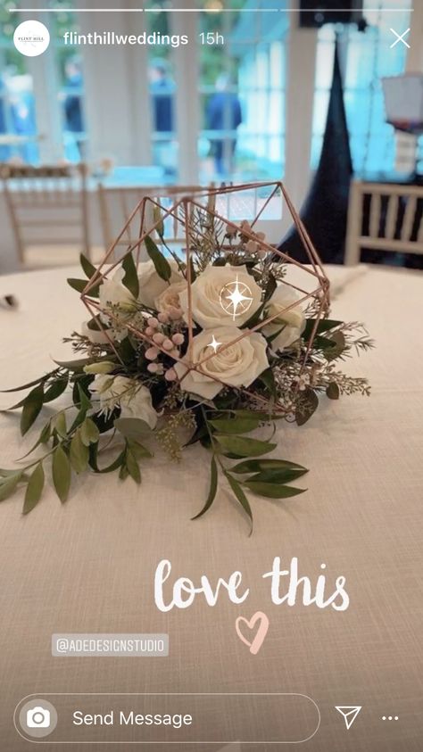 Table Centers Wedding, Wedding Hexagon Centerpieces, Wedding Centerpieces Hexagon, Hexagon Wedding Table, Hexagonal Centerpieces, Geometric Table Centerpiece, Hexagon Wedding Centerpieces, Hexagon Centerpiece With Flowers, Geometric Vase Centerpiece