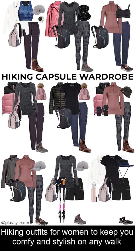 Hiking allows you to appreciate nature while getting your endorphins flowing. Here are the best hiking outfits for women to wear on your walk Trecking Trip Outfit, Walking Outfit Outdoor Winter, Alaska Outfits Winter, Winter Hike Outfit, Winter Hiking Outfit Women, Retinol For Beginners, Outfit Trekking, Hiking Fashion Women, Stylish Hiking Outfit