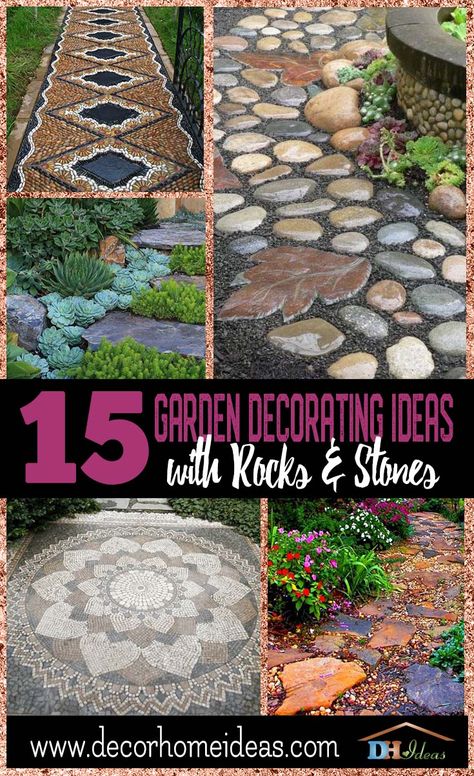 15 Garden Decorating Ideas With Rocks And Stones Decorating Garden, Landscaping With Large Rocks Front Yard, Landscaping With Large Rocks Natural, Stone Landscaping, Rock Garden Design, Meditation Garden, Landscaping With Large Rocks, Rock Garden Landscaping, Veg Garden