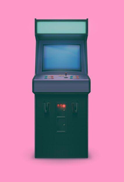 Arcade Concept Art, Arcade Machine Drawing, Arcade Machine Illustration, Robotics Logo, Forest Project, Arcade Art, Retro Arcade Machine, Trivia Tuesday, Game Over