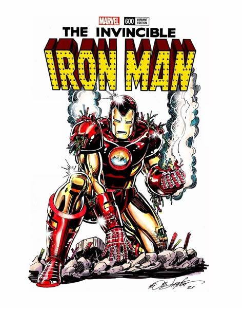 Iron Man Comic Cover, Iron Man Comic, Sketch Cover, Iron Man Art, Man Sketch, Iron Man Armor, Avengers Birthday, Graphic Novel Art, Man Art