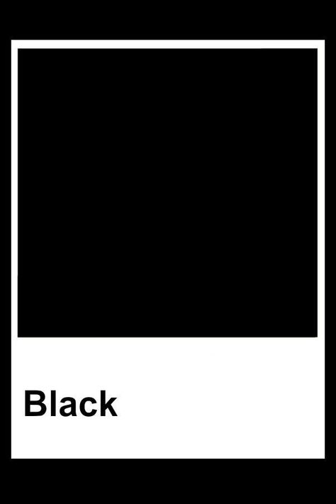 Black Swatch Color, Black Color Swatch, Bedroom Greige, Black Pantone, Pantone Black, Wardrobe Color Guide, Pantone Tcx, Pantone Colours, Couples Retreat