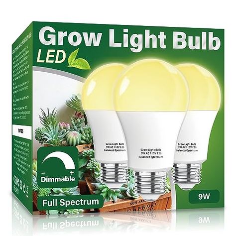 Neporal, Dimmable, Rechargeable, Solar, USB, Remote Controlled LIght Bulbs Indoor Grow Lights, Flowers Indoor, Plant Lights, Growing Bulbs, Grow Light Bulbs, Indoor Greenhouse, Greenhouse Plants, Bulbs Indoor, Grow Lights For Plants