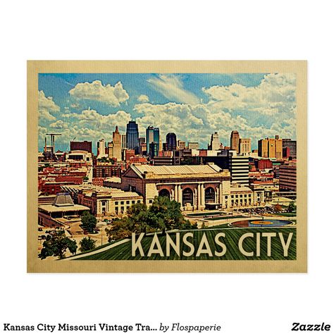 Vintage Postcards Travel, City Postcard, Travel Ads, Travel Postcard, Skyline View, Vintage Travel Poster, Capitol Building, Kansas City Missouri, Heart Wedding