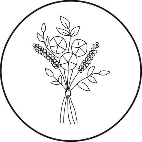 Embroidery Designs To Print, Embroidery Pattern Outline, Embroidery Flowers Templates, Easy Embroidery Templates Free Printable, Doodle Embroidery Patterns, Simple Free Embroidery Patterns, Simple Embroidery Templates, Floral Embroidery Templates Free Printable, Flower Bouquet Embroidery Pattern