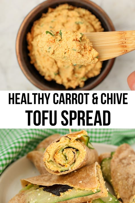 Tofu Sandwich Spread, Vegan Tofu Wrap Recipes, Tofu Dips, Tofu Spread Recipe, Veggie Sandwich Spread, Tofu Dip, Tofu Spread, Vegan Spreads, Sandwich Spreads