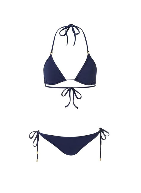 Clothes Bottoms, Poolside Glamour, Glamour Look, Swimsuit Inspo, Summer Bottoms, Navy Tie, Navy Style, Melissa Odabash, Cord Ends