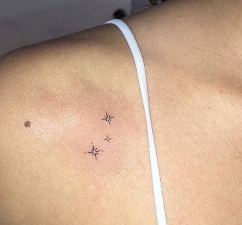 Unique Minimalist Tattoo, Dr Tattoo, Sparkle Tattoo, Small Star Tattoos, Petite Tattoos, Cute Tiny Tattoos, Minimalist Tattoos, Classy Tattoos, Discreet Tattoos